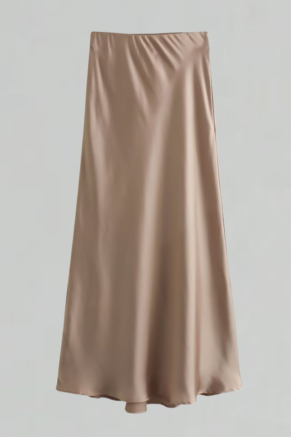 Alexandra - Satin Midi Skirt