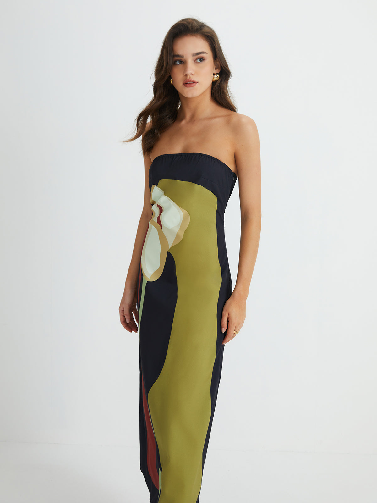 Botanical Breeze Midi Dress