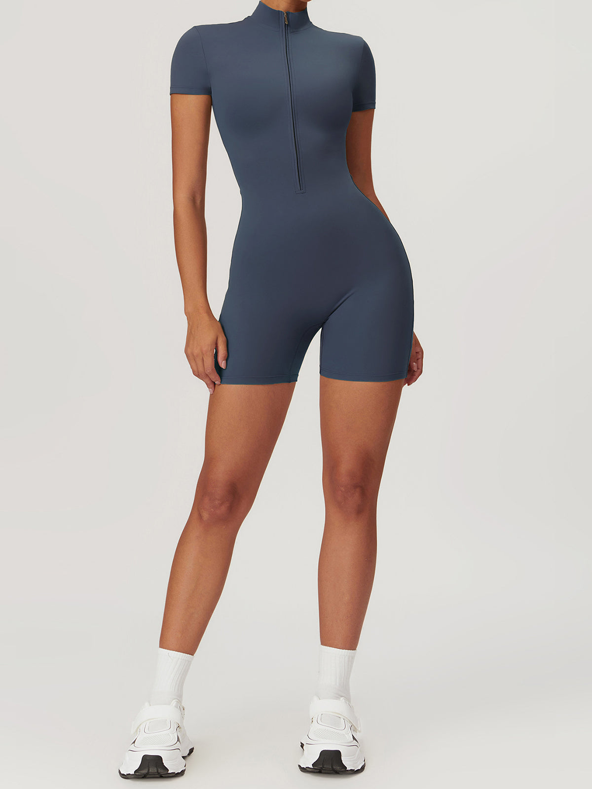 Zipper Seamless Romper