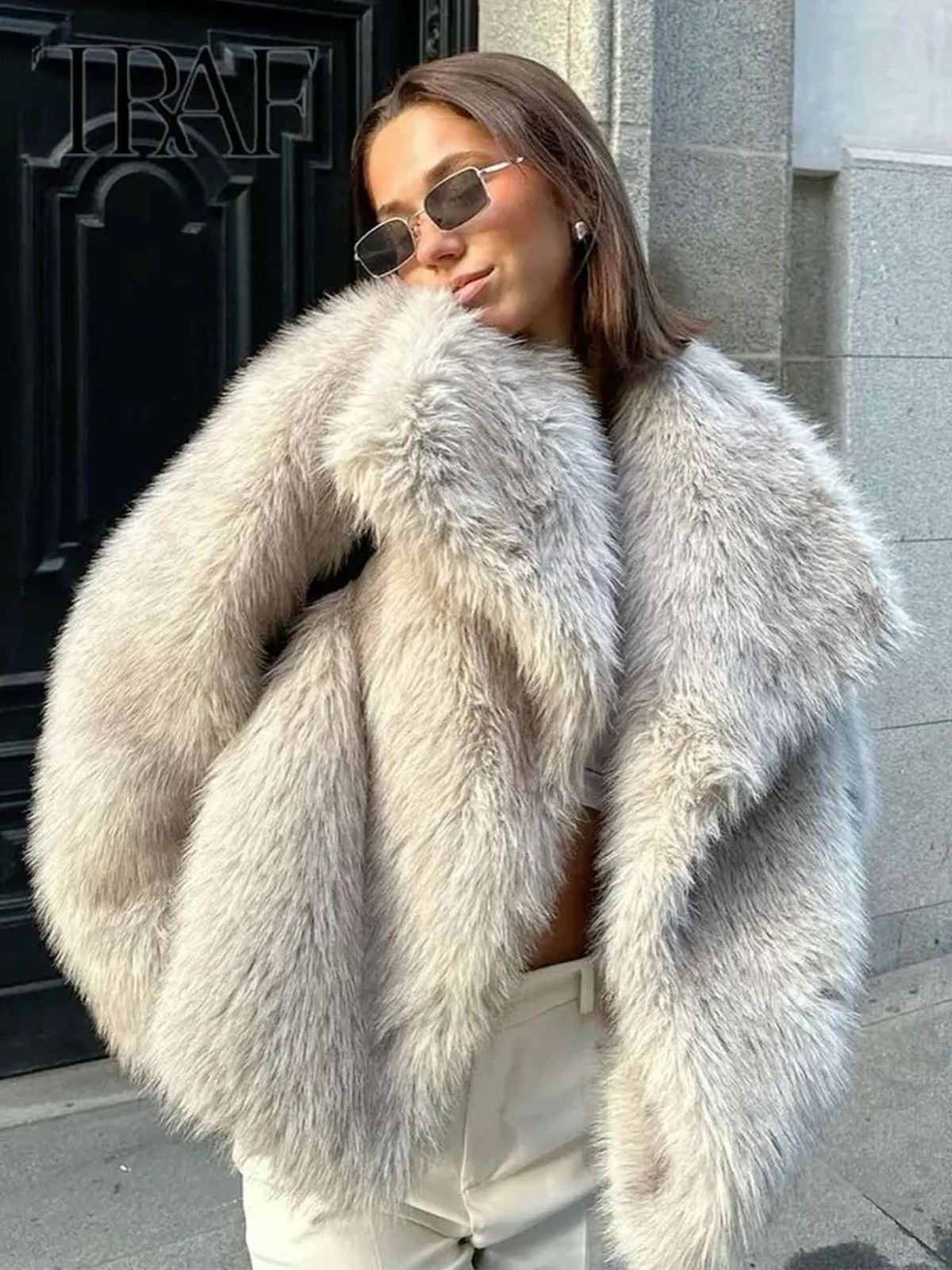 Elyna - Faux Fur Coat