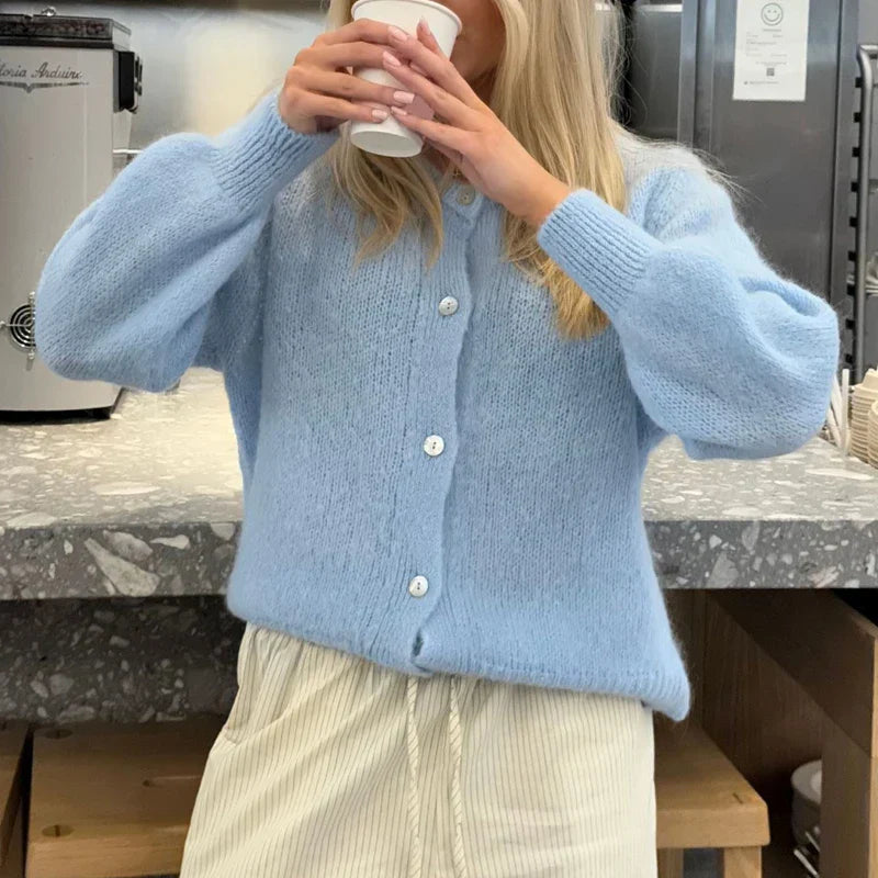 Buttoned Grace Sweater