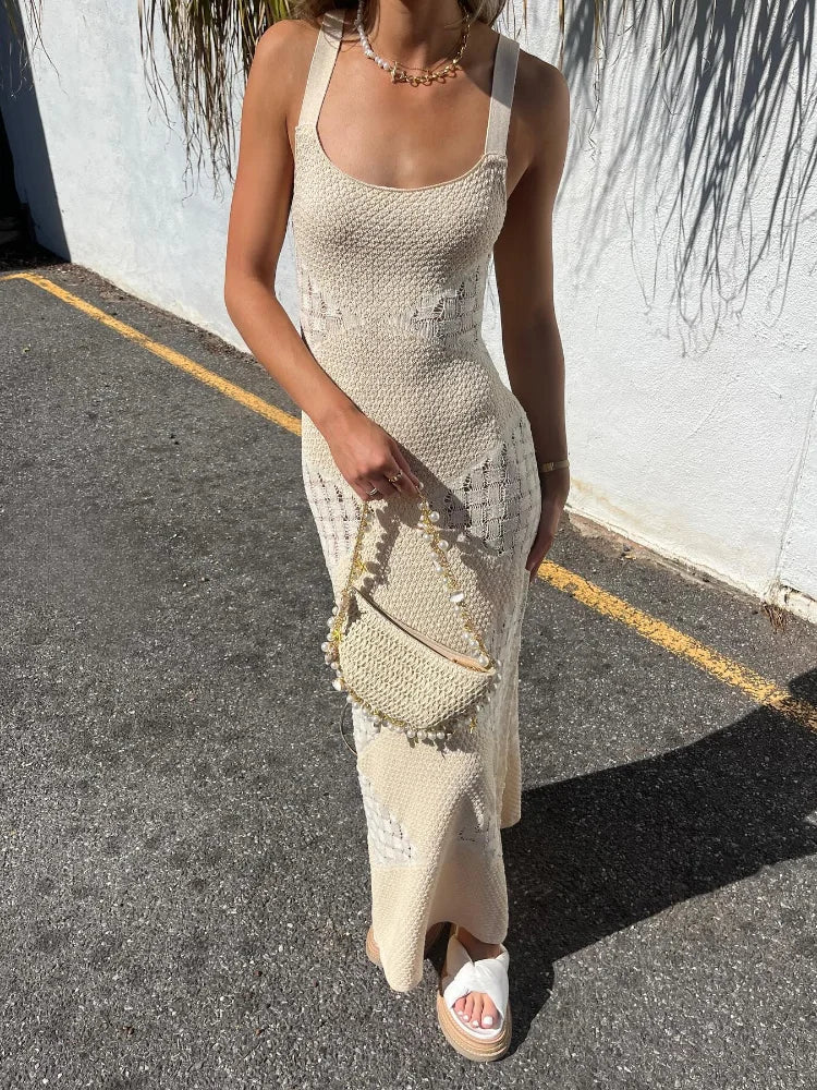 Sabrina - Knitted Maxi Dress